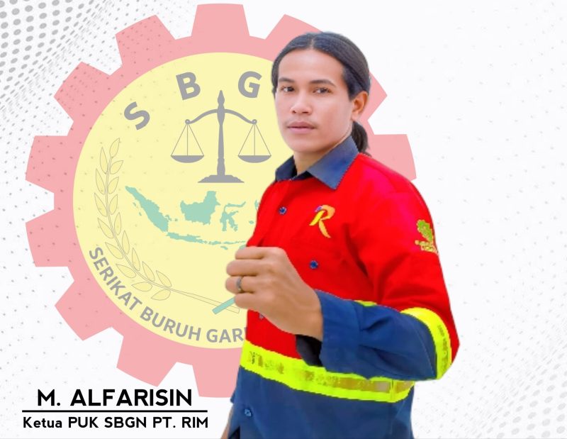 Ketua PUK SBGN PT. RIM : M. Alfarisin