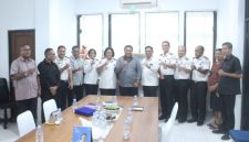 Foto: pejabat administrator lingkungan Kanwil Ditjenpas Maluku Dan pengurus Sinode Gereja Protestan Maluku