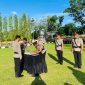 Foto: Serah terima jabatan di lingkup Polres halteng 