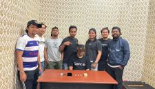 Foto:tim Satuan Reserse Narkoba dan pelaku RS
