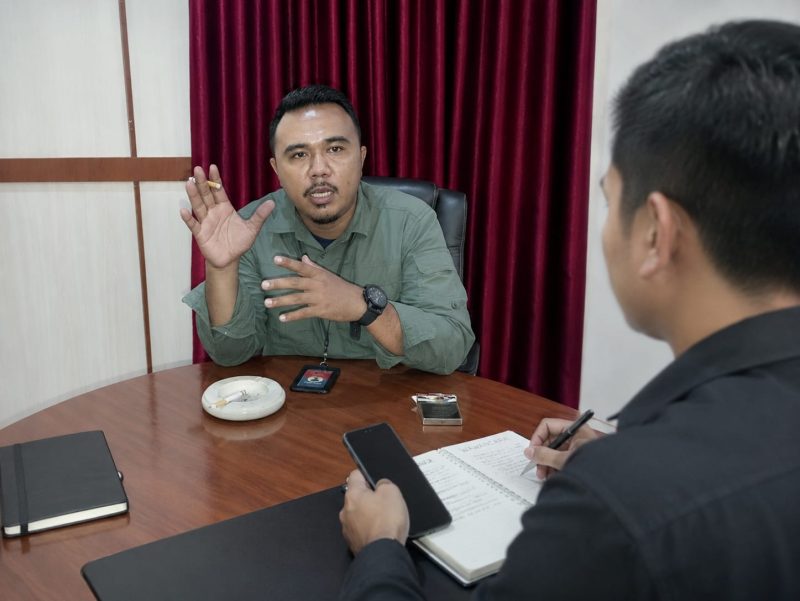 Foto:Ketua Dewan Pimpinan Daerah Lembaga Pengawasan dan Pemberantasan Tindak Pidana Korupsi (DPD LPP Tipikor) Halteng, Fandi Rizk