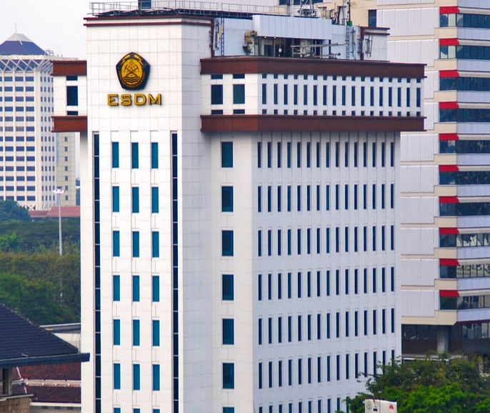 Foto: Kantor Kementerian ESDM di Jakarta 