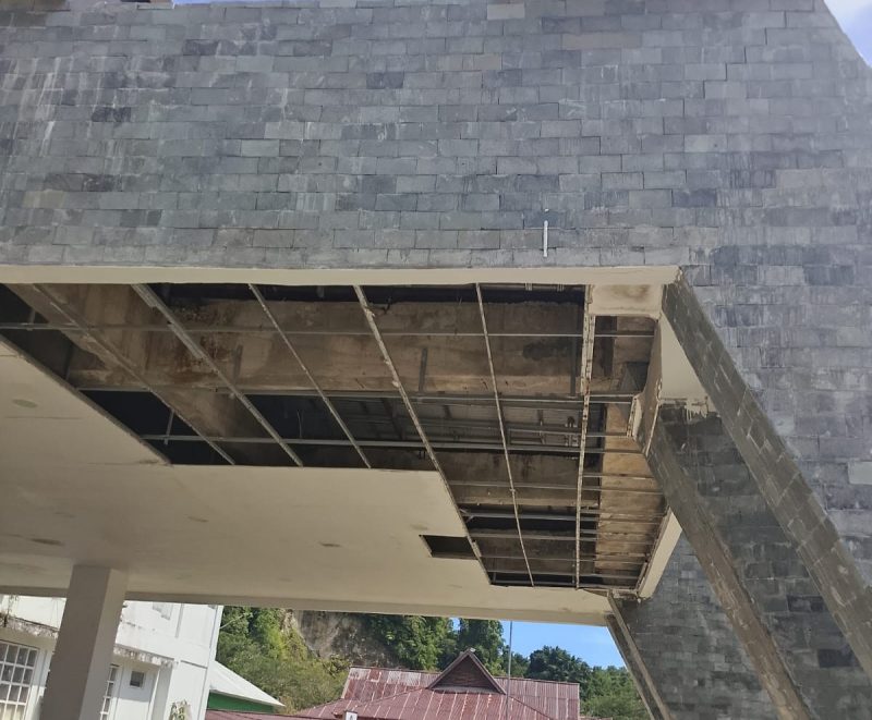 Foto: Kondisi Rumah sakit umum Weda kabupaten Halmahera Tengah 