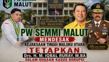 Foto: Ketua PW SEMMI Maluku Utara Dan Drs. H. Iqbal Ruray. Sufari.SH.,M, Kajati