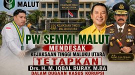 Foto: Ketua PW SEMMI Maluku Utara Dan Drs. H. Iqbal Ruray. Sufari.SH.,M, Kajati