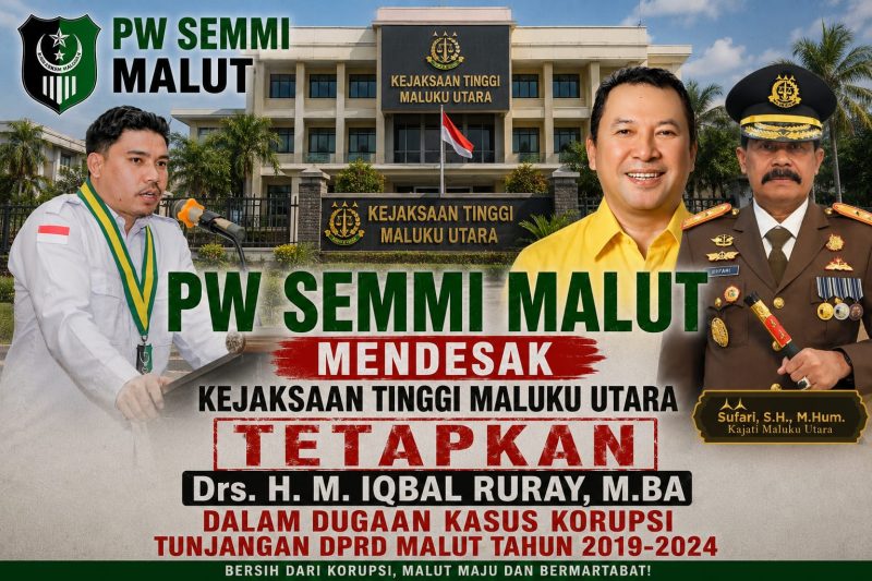 Foto: Ketua PW SEMMI Maluku Utara Dan Drs. H. Iqbal Ruray. Sufari.SH.,M, Kajati
