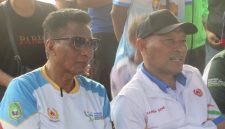 Foto: Ketua KONI Malut, Sarbin Sehe Dan Ketua Panitia Besar Porprov ke-V Maluku Utara Makmur Gamgulu,