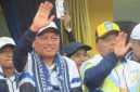 Foto: Ketua KONI Maluku Utara,Sarbin Sehe dan Bupati Halmahera Utara
