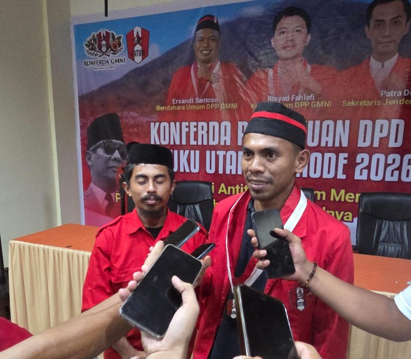 Foto: Ketua DPD GMNI Maluku Utara, Arjun Onga,