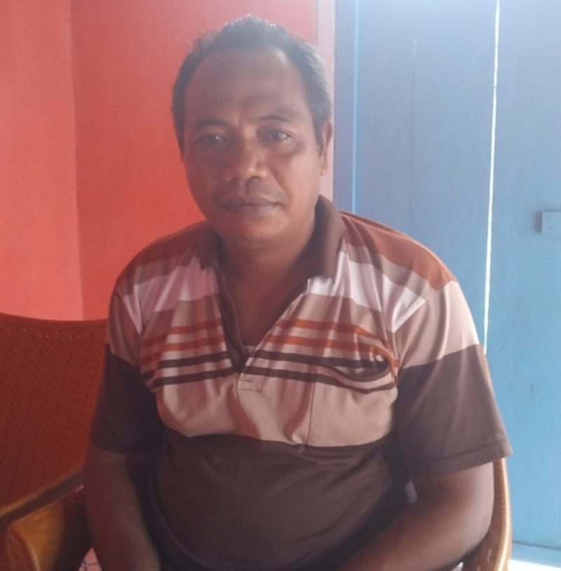 Foto: Ketua BPD Desa Wosi, Daut Hi. Tajudin