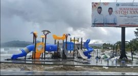 Foto: Proyek pengembangan kawasan strategis ekonomi di kota Labuha 