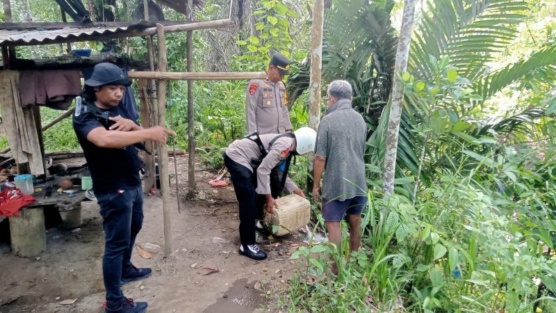Foto: Polsek Gane Timur Gelar Razia Miras