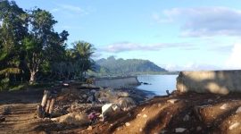 Foto: Kondisi Talud Desa Samat kecamatan Gane Barat Utara, Kabupaten Halmahera Selatan 