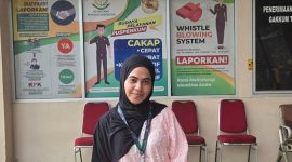 Foto: Bendahara Umum Forum Mahasiswa Pascasarjana Maluku Utara (FORMAPAS MALUT) Nurul Selvia Ningsi,
