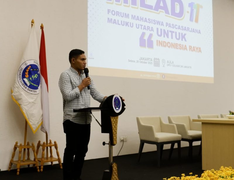 Foto: Ketua Pimpinan Pusat Forum Mahasiswa Pascasarjana (FORMAPAS) Maluku Utara, Riswan Sanun,