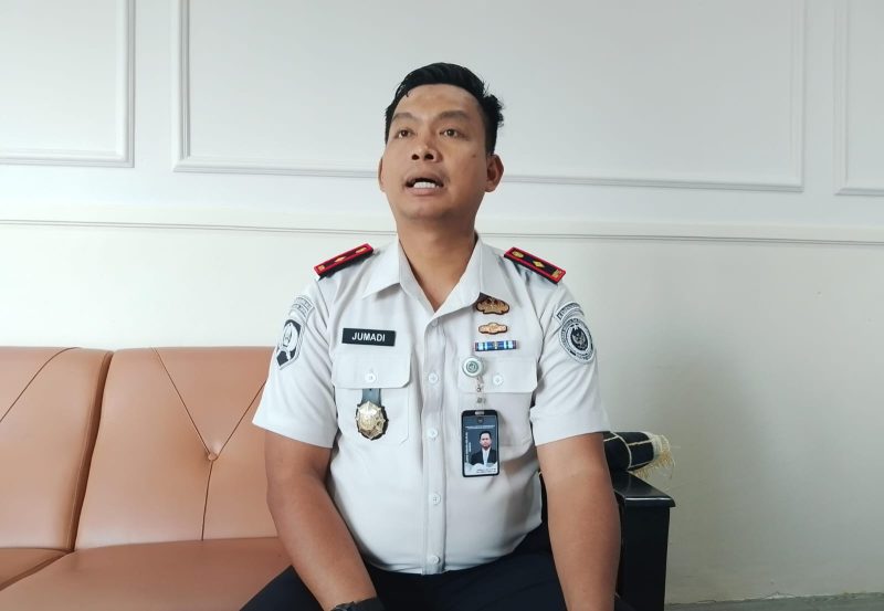 Foto: Kepala Lapas Kelas III Labuha, Jumadi,