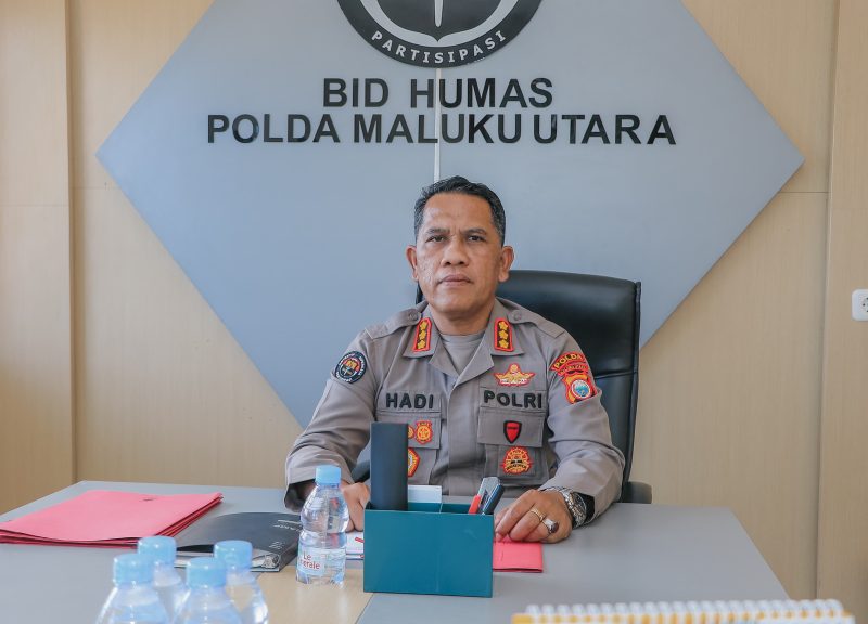 Foto: Kabidhumas Polda Maluku Utara, Kombes Pol. Hadi Poerwanto, S.I.K., CPHR., CBA.,