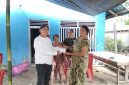 Foto, PT IMM Berikan Santunan Duka Kepada Warga Desa Yaba 