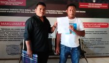 Foto: Mahmud Tanggule didampingi kuasa hukum Mudaffar H.Din S.H,