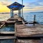 Foto,Kondisi Dermaga Taman Kota Daruba